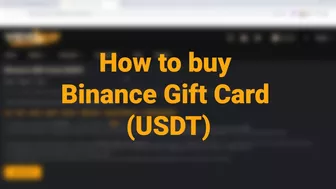 How to buy Binance Gift Card (USDT)