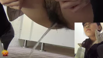 EE-007d 04 Close-up Vagina Shot. Girls Peeing On Hidden Toilet Cam