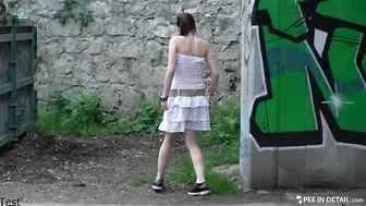 Lenka Koutnicka - Lifted skirt